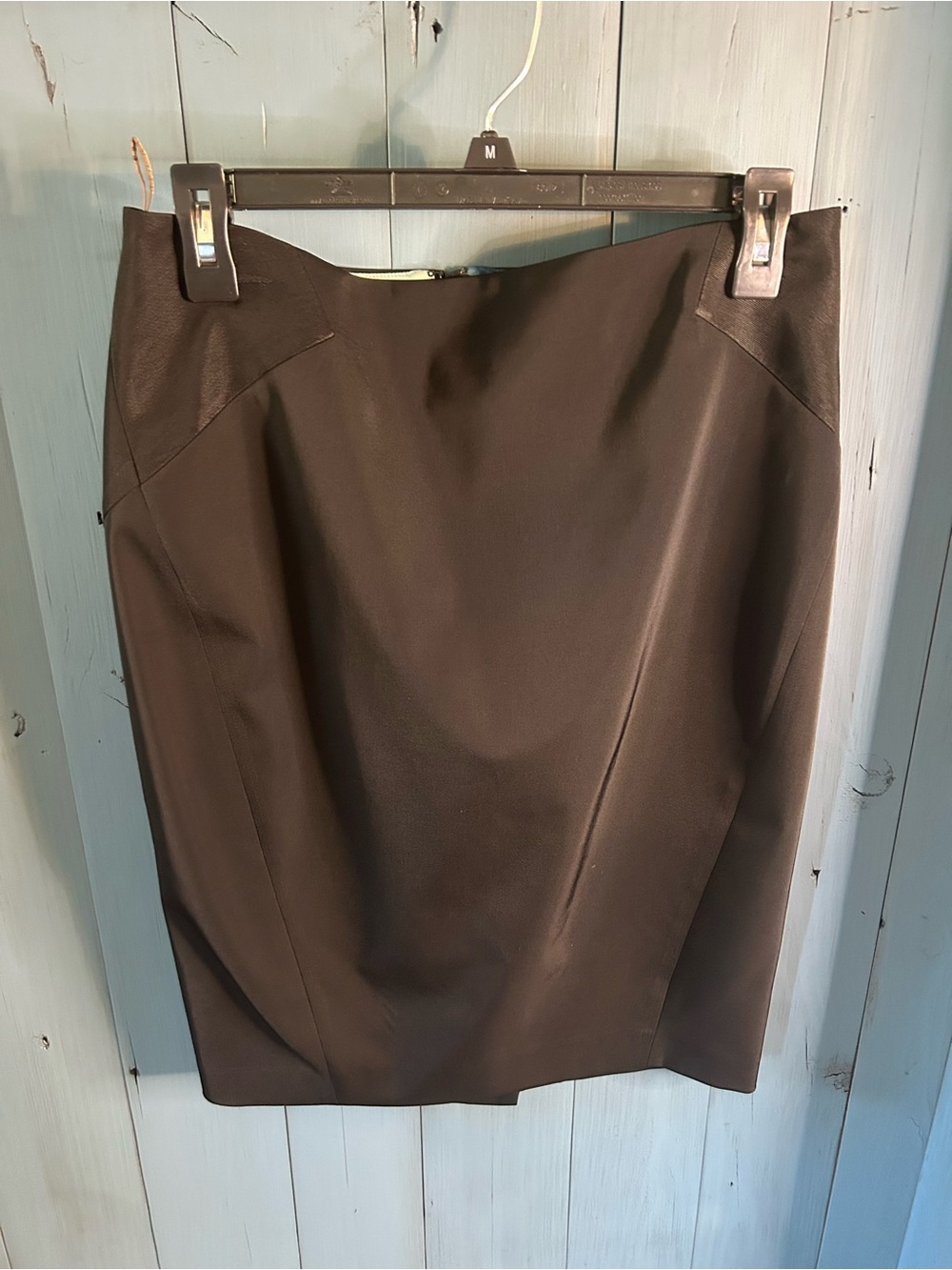 Ted Baker London Black Pencil Skirt with Subtle Paneling/Lined & Back Slit | 3